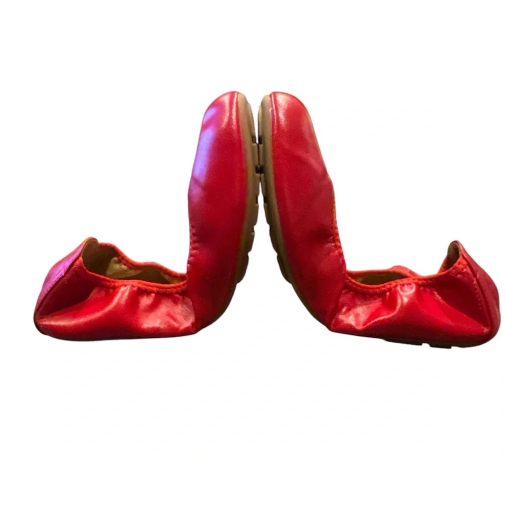 DREAM PAIRS Women's Foldable Ballerina‎ Flats Red Size 10